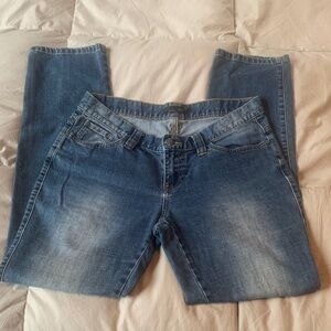 Prana Women's Straight Leg Blue Jeans